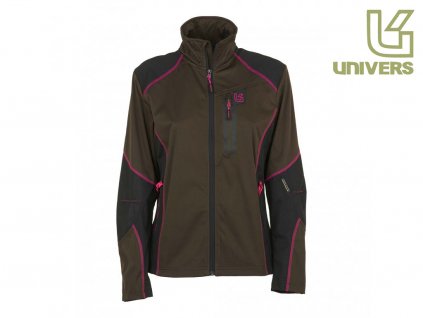 damsky kardigan univers microtex zelena ruzova