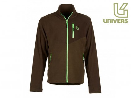 fleecova bunda univers spike zelena
