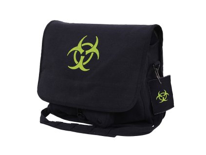 taška PARATROOPER přes rameno BIO-HAZARD ČERNÁ (Barva černá)