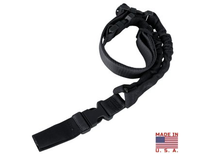 popruh zbraňový US COBRA jednobodový ČERNÝ (Barva černá)