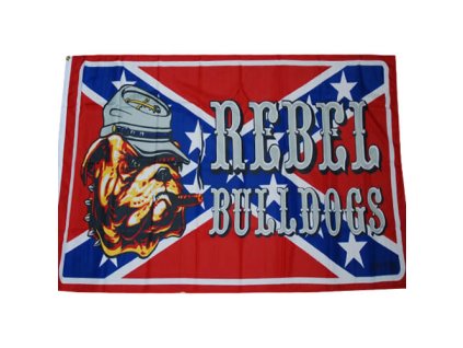 Vlajka REBEL BULLDOG