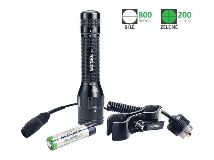 LED svítilna na zbraň - lovecký set P5G SET