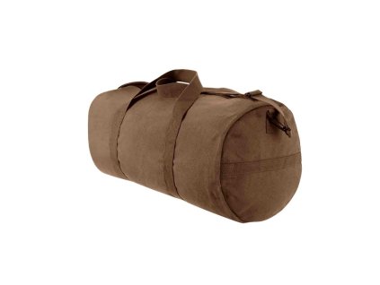 taška přes rameno VÁLEC 60 x 30 cm HNĚDÁ (Barva hnědá)
