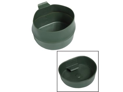 hrnek skládací ŠVÉDSKÝ FOLD-A-CUP plastový 600ml ZELENÝ (Barva zelená)