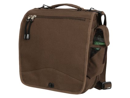 taška VINTAGE M-51 přes rameno 30 x 35 x 15 cm HNĚDÁ (Barva hnědá)