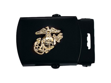 přezka na pásek s USMC symbolem ČERNÁ (Barva černá)