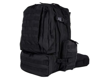 Batoh MOLLE 3-DAYS 101INC - ČERNÝ (Barva černá)