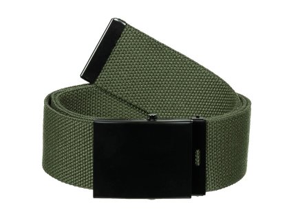 opasek US široký 4,5 x 130 cm ZELENÝ (Barva zelená)