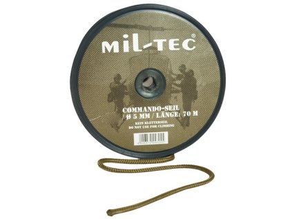 šňůra COMMANDO ø 5 mm / 70 m COYOTE BROWN (Barva COYOTE BROWN)