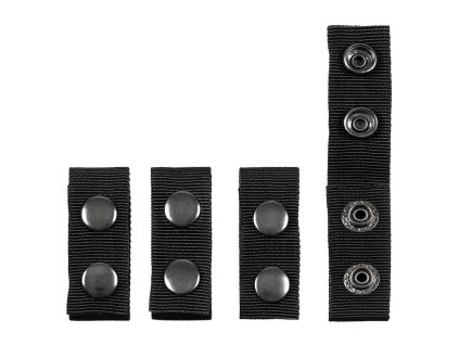 poutko opaskové Nylon 4 ks ČERNÉ (Barva černá)