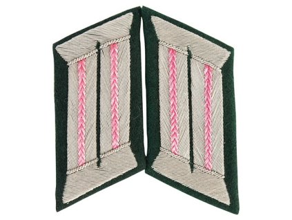 zrcadýlka k uniformě WH důstojnické RŮŽOVÉ