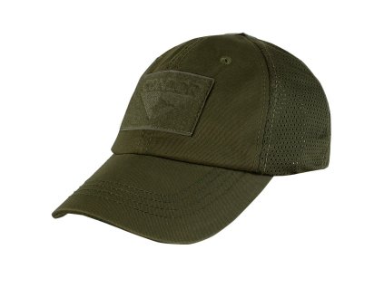 čepice OPERATOR MESH s velcro panely ZELENÁ (Barva zelená)