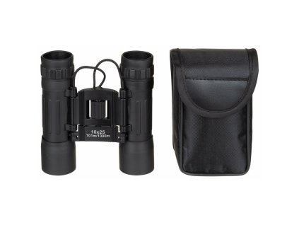 Dalekohled MFH 10x25 skládací ČERNÝ (Barva černá)