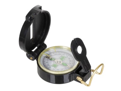 kompas sklopný SCOUT plastový ČERNÝ (Barva černá)