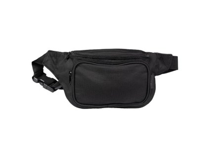 ledvinka FANNY PACK dvě oddělení ČERNÁ (Barva černá)