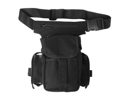 ledvinka MULTIPACK s 5 kapsami ČERNÁ (Barva černá)