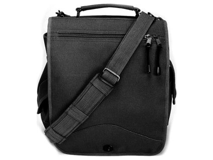 taška VINTAGE M-51 přes rameno 30 x 35 x 15 cm ČERNÁ (Barva černá)