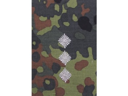 nárameník BW HAUPTMANN FLECKTARN / stříbrné vyšití (Barva FLECKTARN - německé maskovaní)