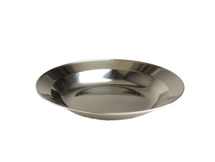 talíř STAINLESS STEEL hluboký NEREZ 22cm (Barva STŘÍBRNÁ)