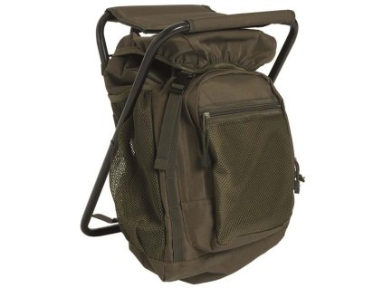 batoh se stoličkou 20l ZELENÝ (Barva zelená)