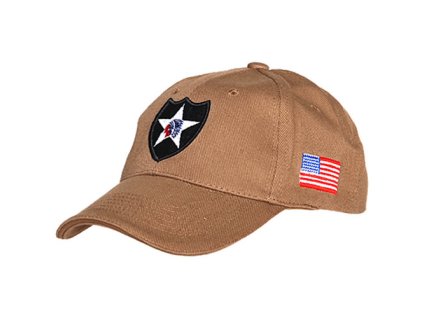 čepice baseball 2nd INFANTRY DIVISION KHAKI (Barva khaki)