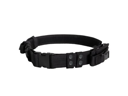 opasek taktický 5cm se sumkami na pistolové zásobníky ČERNÝ