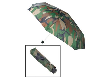 deštník skládací s obalem WOODLAND