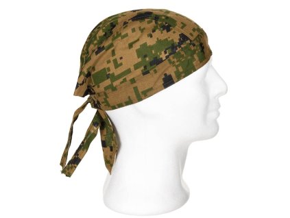 šátek na hlavu HEADWRAP DIGITAL WOODLAND (Barva DIGITAL WOODLAND - MARPAT)
