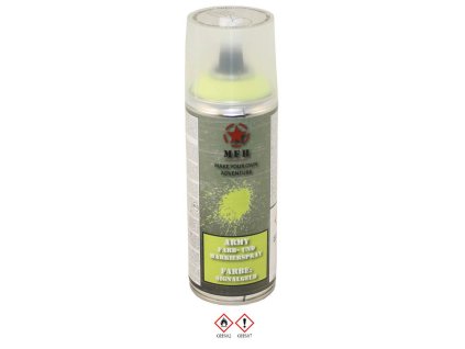barva ARMY ve spreji 400ml RAL 1026 signální žlutá