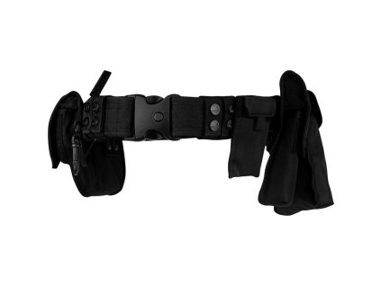 Opasek SECURITY PATROL VIPER s 6 pouzdry ČERNÝ (Barva černá)