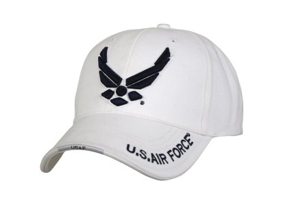 čepice baseball DELUXE AIR FORCE BÍLÁ (Barva bílá)