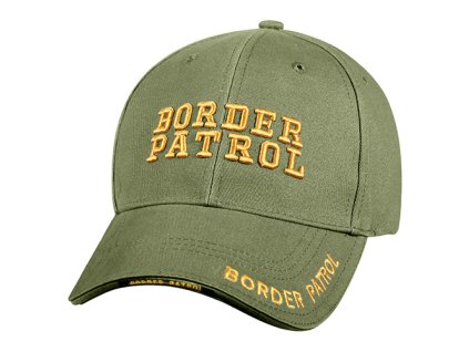 čepice DELUXE BORDER PATROL baseball ZELENÁ (Barva zelená)