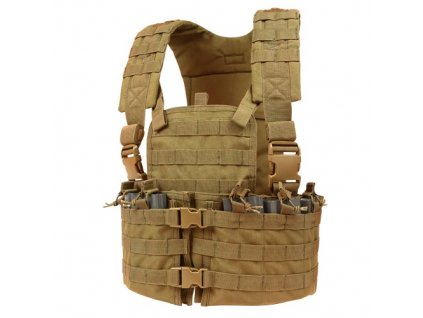 Vesta taktická MOLLE CHEST SET COYOTE BROWN