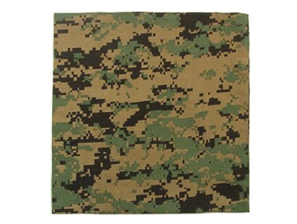 šátek 68 x 68 cm JUMBO DIGITAL WOODLAND (Barva DIGITAL WOODLAND - MARPAT)