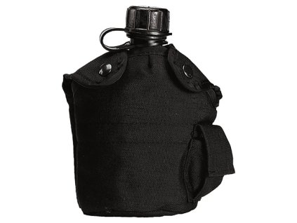 obal na US láhev 1 l se sumkou nylon ČERNÝ (Barva černá)