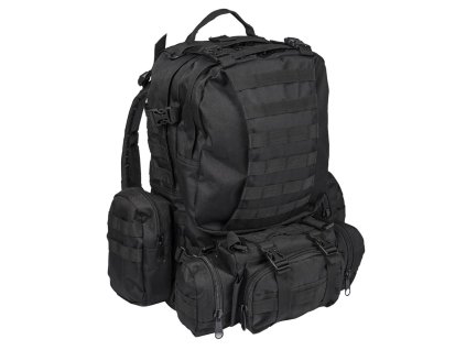 batoh DEFENSE MODULAR s ledvinou ČERNÝ (Barva černá)