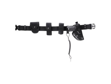 opasek SECURITY s 8dílným příslušenstvím ČERNÝ (Barva černá)