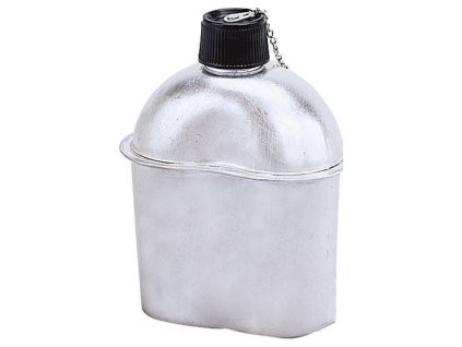 polní láhev US typ WWII ALU 1l (Barva ALU - hliník)