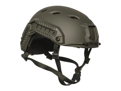 helma FAST PARATROOPER kompletní plastová ZELENÁ (Barva zelená)