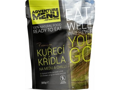 Adventure Menu Kuřecí křídla na medu a chilli