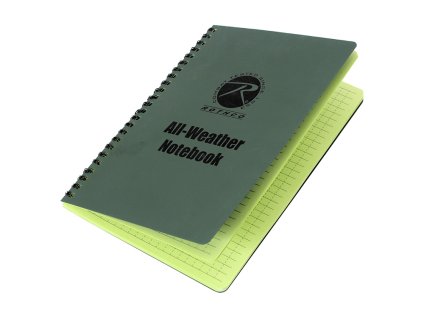 blok/zápisník velký A5 voděodolný