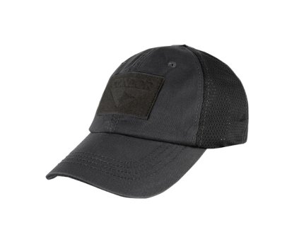 čepice OPERATOR MESH s velcro panely ČERNÁ (Barva černá)