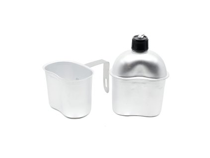 polní láhev US s pítkem ALU repro (Barva ALU - hliník)