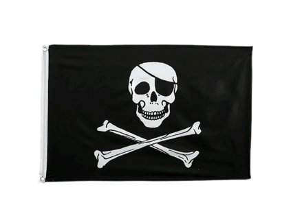 Vlajka PIRÁTSKÁ JOLLY ROGER