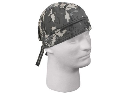 šátek HEADWRAP DIGITAL URBAN (Barva URBAN DIGITAL BLACK)