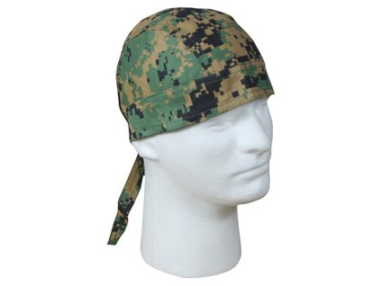 šátek HEADWRAP DIGITAL WOODLAND (Barva DIGITAL WOODLAND - MARPAT)