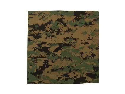 šátek 55 x 55 cm DIGITAL WOODLAND (Barva DIGITAL WOODLAND - MARPAT)