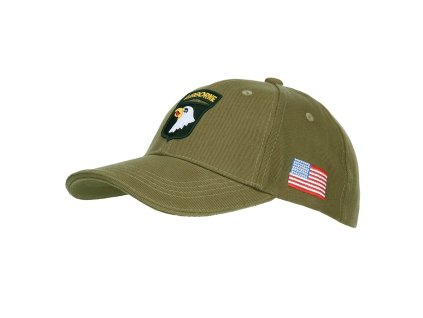 čepice baseball 101st AIRBORNE ZELENÁ (Barva zelená)