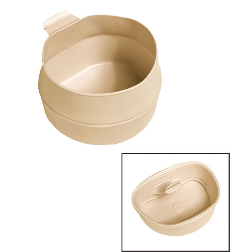 Wildo® Hrnek skládací ŠVÉDSKÝ FOLD-A-CUP plastový 600ml KHAKI Barva: KHAKI