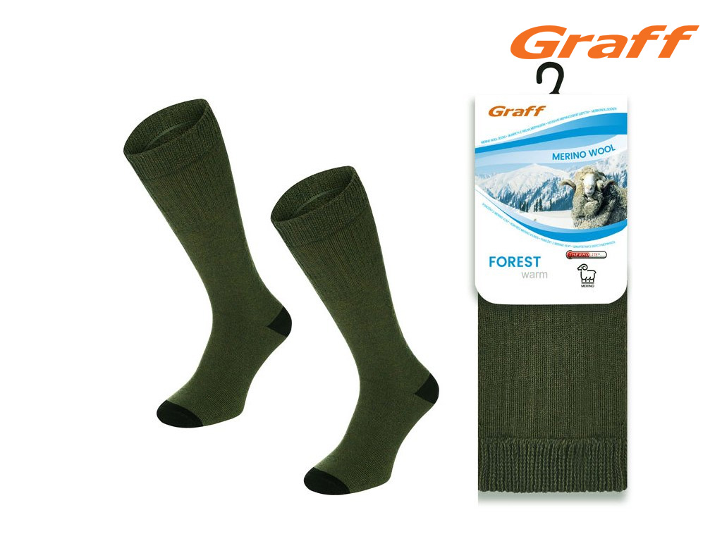 Graff Ponožky myslivecké zimní Forest Warm 056 Velikost: 39-42